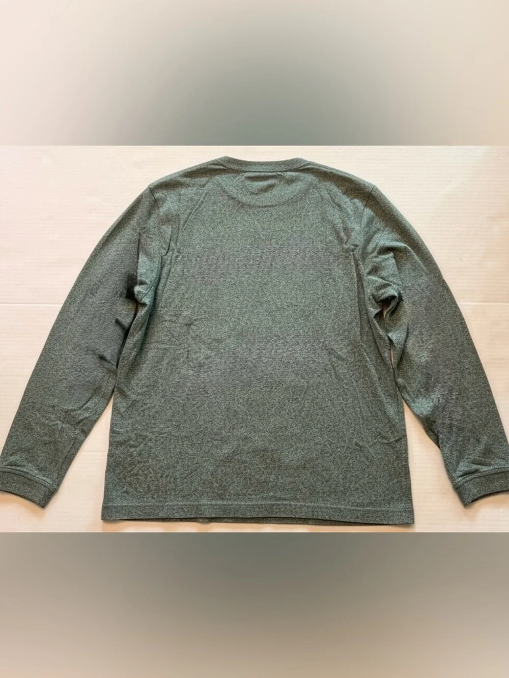 J Crew Oarsman Tag Light Green XL Mens Casual Cotton Pullover Long Sleeves